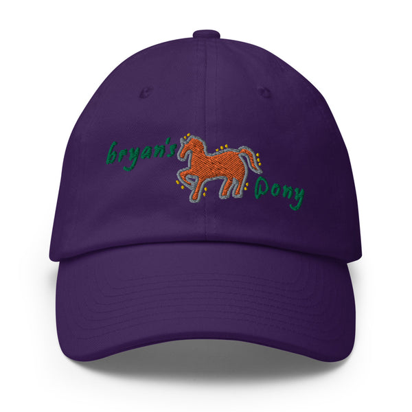 Bryan's Pony Cotton Dad Hat