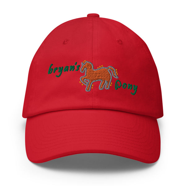 Bryan's Pony Cotton Dad Hat