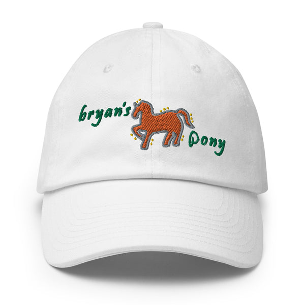 Bryan's Pony Cotton Dad Hat