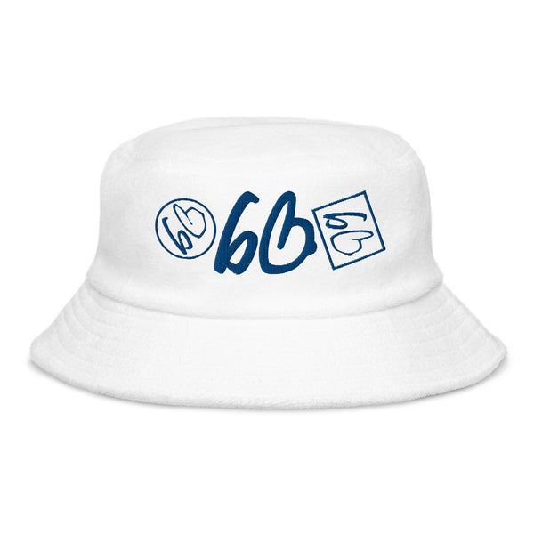 Triple Threat bb Unstructured Terry Cloth Bucket Hat
