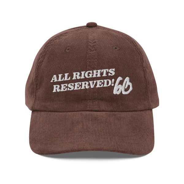 ALL RIGHTS RESERVED! Vintage Corduroy Hat