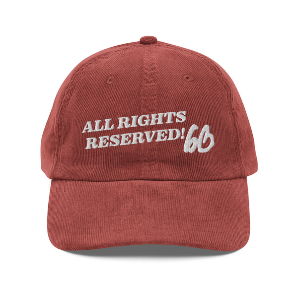 ALL RIGHTS RESERVED! Vintage Corduroy Hat