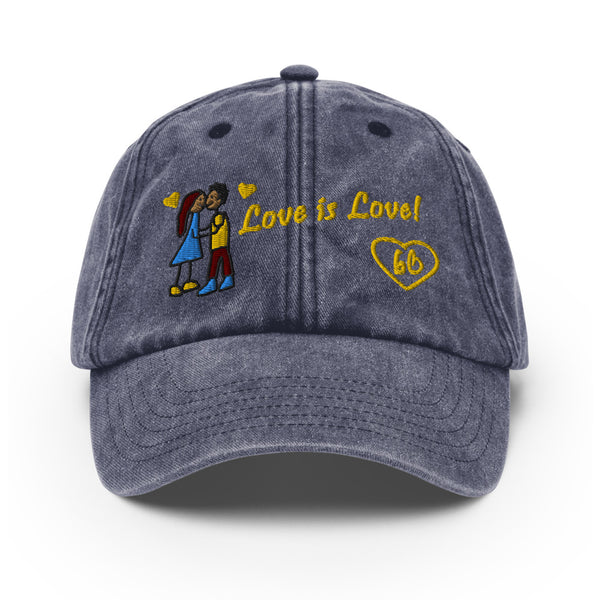 Love Is Love Vintage Dad Hat