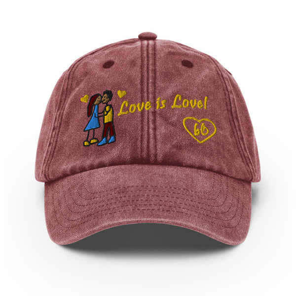 Love Is Love Vintage Dad Hat