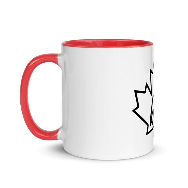 bb Maple Leaf Mug With Color Inside
