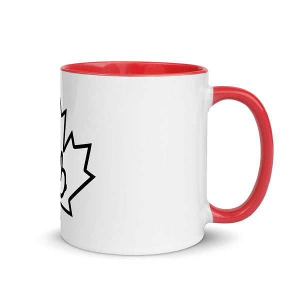 bb Maple Leaf Mug With Color Inside