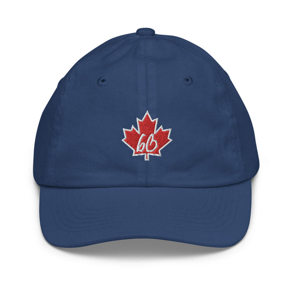 bb In A Maple Leaf Youth baseball Hat